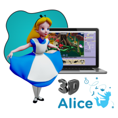 Alice 3d - КИБЕРшкола программирования для детей, компьютерные курсы для школьников, начинающих и подростков - KIBERone г. Славянск на Кубани