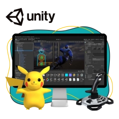 Мир игр на Unity 2D на популярном движке + AI-помощники - КИБЕРшкола программирования для детей, компьютерные курсы для школьников, начинающих и подростков - KIBERone г. Славянск на Кубани