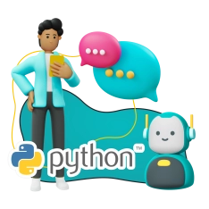 Умный чат-бот на Python на Telegram - КИБЕРшкола программирования для детей, компьютерные курсы для школьников, начинающих и подростков - KIBERone г. Славянск на Кубани