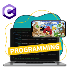 Программирование на C#. Удивительный мир 2D-игр - КИБЕРшкола программирования для детей, компьютерные курсы для школьников, начинающих и подростков - KIBERone г. Славянск на Кубани